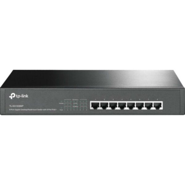 TP-Link 8-Port Gigabit Desktop/Rackmount Switch with 8-Port PoE+ (TL-SG1008MP) (TPTL-SG1008MP) - SCAX