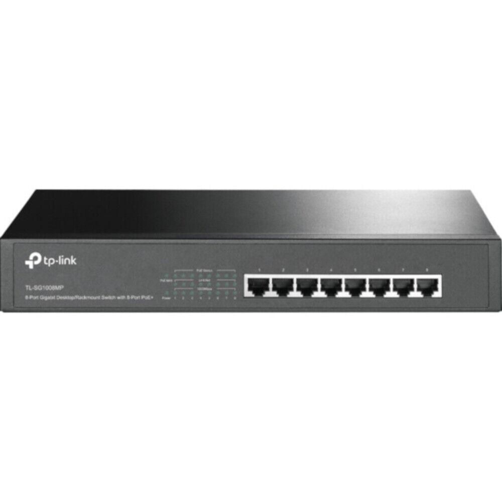 TP-Link 8-Port Gigabit Desktop/Rackmount Switch with 8-Port PoE+ (TL-SG1008MP) (TPTL-SG1008MP) - SCAX TP-Link 8-Port Gigabit Desktop/Rackmount Switch with 8-Port PoE+ (TL-SG1008MP) (TPTL-SG1008MP) - SCAX