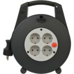 Brennenstuhl Vario Line Cable Box 4-way black/light grey 15m H05VV-F 3G1