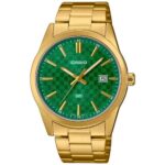 Casio Collection Ρολόι Μπαταρίας με Πράσινο Μεταλλικό Μπρασελέ (MTP-VD03G-3AUDF) (CASMTP-VD03G-3AUDF) - SCAX