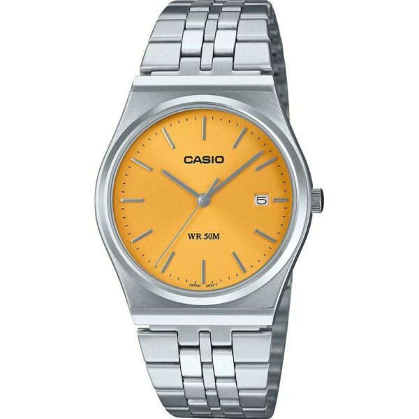 Casio Ρολόι Μπαταρίας με Ασημί Μεταλλικό Μπρασελέ (MTP-B145D-9AVEF) (CASMTP-B145D-9AVEF) - SCAX