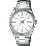 Casio Stainless Steel Ρολόι Μπαταρίας με Ασημί Μεταλλικό Μπρασελέ (MTP-1302PD-7A1VEF) (CASMTP-1302PD-7A1VEF) - SCAX