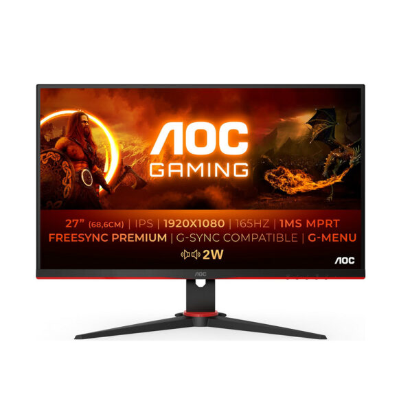 AOC 27G2SPAE Gaming Monitor 27'' with speakers (27G2SPAE/BK) (AOC27G2SPAE) - SCAX