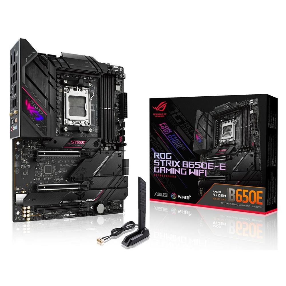 ASUS ROG STRIX B650E-E GAMING WIFI AMD B650 Socket AM5 ATX (90MB1BB0-M0EAY0) (ASU90MB1BB0-M0EAY0) - SCAX ASUS ROG STRIX B650E-E GAMING WIFI AMD B650 Socket AM5 ATX (90MB1BB0-M0EAY0) (ASU90MB1BB0-M0EAY0) - SCAX