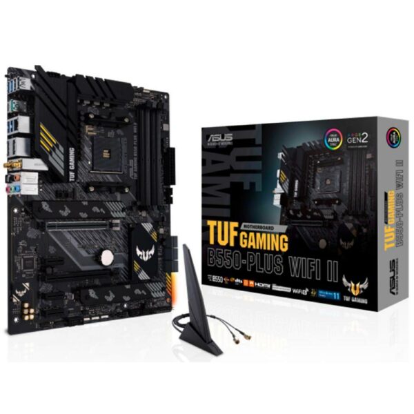 ASUS TUF GAMING B550-PLUS WIFI II AMD B550 Socket AM4 ATX (90MB19U0-M0EAY0) (ASU90MB19U0-M0EAY0) - SCAX