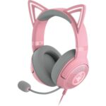 Razer Kraken Kitty V2 Pink RGB USB 7.1 Gaming Headset Kitty Ears PC / PS5 / Switch (RZ04-04730200-R3M1) (RAZRZ04-04730200-R3M1) - SCAX