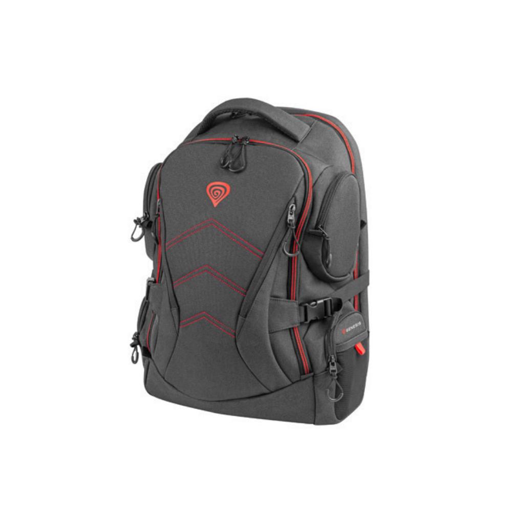 Genesis Gaming Laptop Backpack Pallad 550 Black 15.6"/17.3" 24L (NBG-1691) (GNSNBG-1691) - SCAX Genesis Gaming Laptop Backpack Pallad 550 Black 15.6"/17.3" 24L (NBG-1691) (GNSNBG-1691) - SCAX