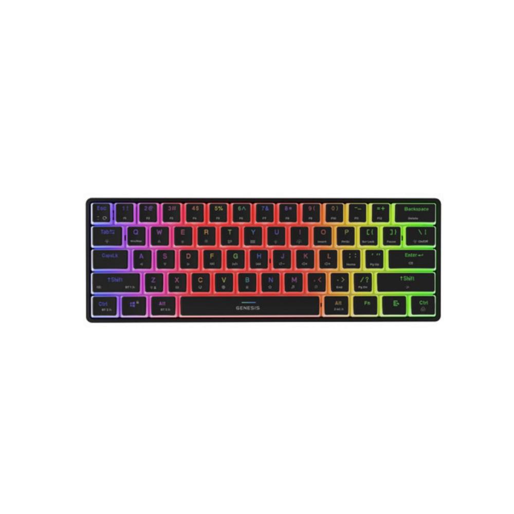 Genesis Gaming Keyboard Thor 660 G2 US Black Wireless RGB Mechanical Cateron Brown (NKG-2196) GNSNKG-2196) - SCAX Genesis Gaming Keyboard Thor 660 G2 US Black Wireless RGB Mechanical Cateron Brown (NKG-2196) GNSNKG-2196) - SCAX