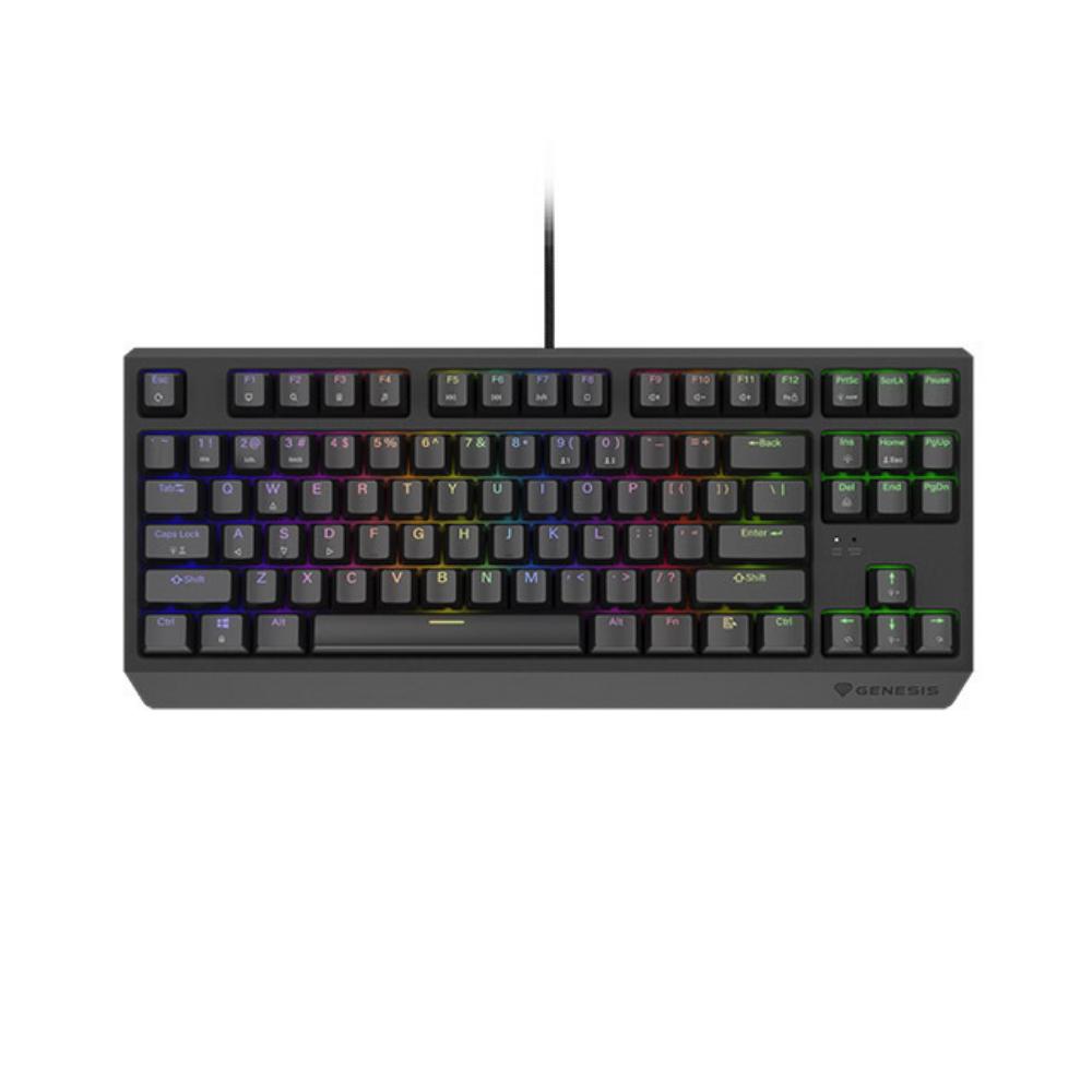 Genesis Gaming Keyboard Thor 230 Tkl US RGB Mechanical Outemu Brown Black Hot Swap (NKG-2079) (GNSNKG-2079) - SCAX Genesis Gaming Keyboard Thor 230 Tkl US RGB Mechanical Outemu Brown Black Hot Swap (NKG-2079) (GNSNKG-2079) - SCAX