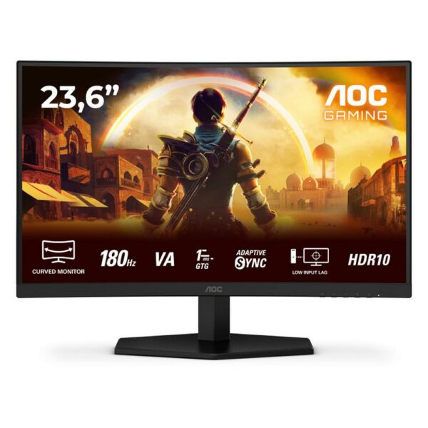 AOC C24G42E Curved FHD Gaming Monitor 24'' with Speakers (C24G42E) (AOCC24G42E) - SCAX