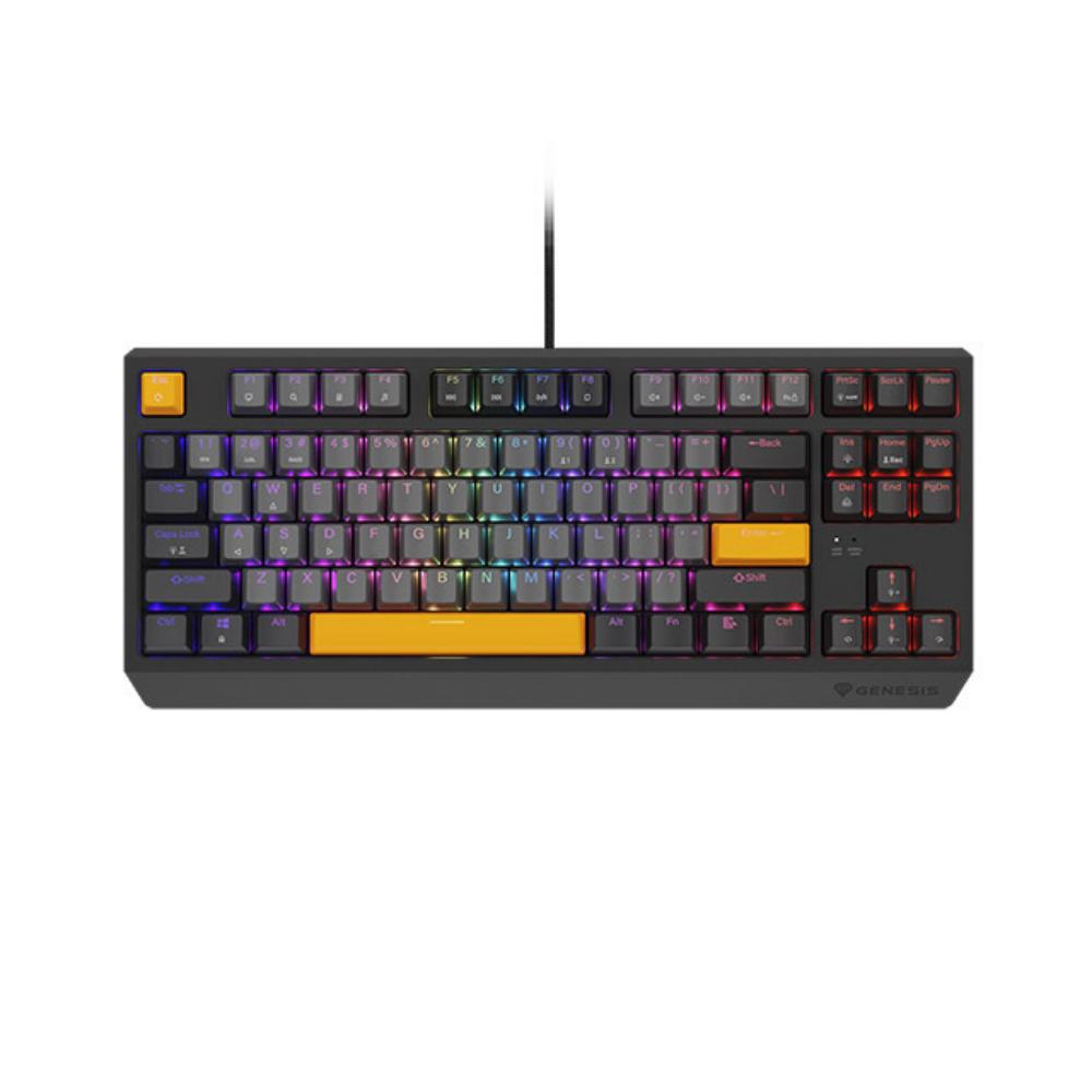 Genesis Gaming Keyboard Thor 230 Tkl Anchor ray Negative US RGB Mechanical Outemu Red (NKG-2082) (GNSNKG-2082) - SCAX Genesis Gaming Keyboard Thor 230 Tkl Anchor ray Negative US RGB Mechanical Outemu Red (NKG-2082) (GNSNKG-2082) - SCAX