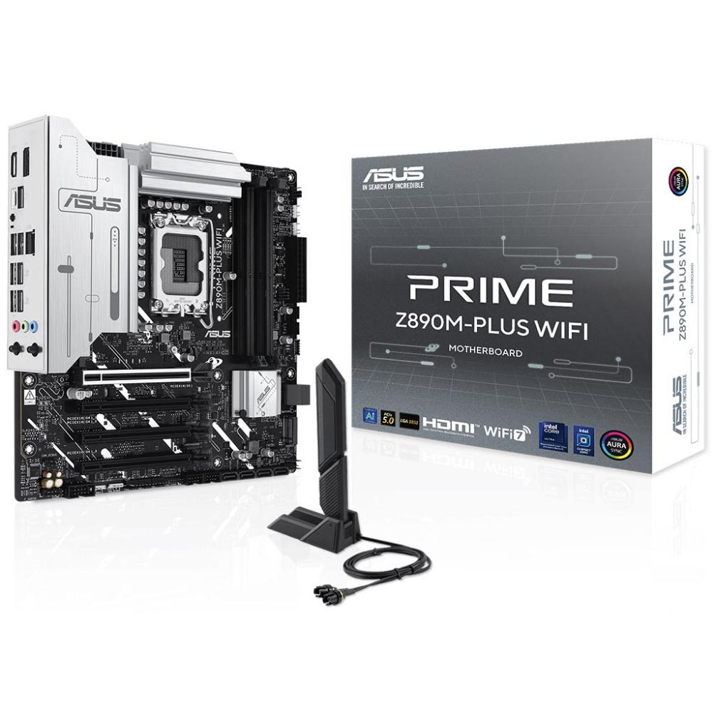 ASUS PRIME Z890M-PLUS WIFI Intel Z890 LGA 1851 (Socket V1) micro ATX (90MB1J80-M0EAY0) (ASU90MB1J80-M0EAY0) - SCAX ASUS PRIME Z890M-PLUS WIFI Intel Z890 LGA 1851 (Socket V1) micro ATX (90MB1J80-M0EAY0) (ASU90MB1J80-M0EAY0) - SCAX