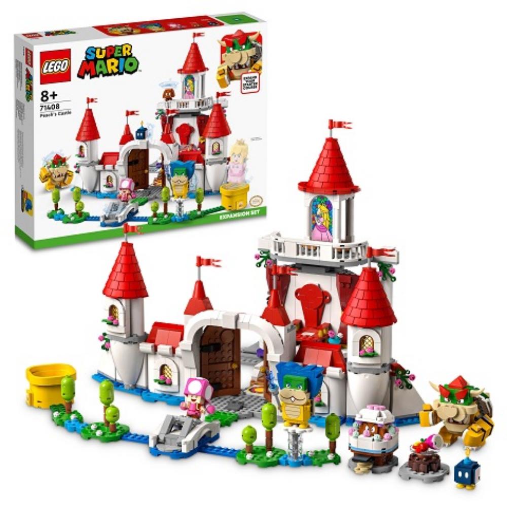 Lego Super Mario Princess Peach Palace? Expansion Set (To Be Combined With Starter Set Time Block With Bowser Ludwig Toadette And Goomba Figures) (71408) (LGO71408) - SCAX Lego Super Mario Princess Peach Palace? Expansion Set (To Be Combined With Starter Set Time Block With Bowser Ludwig Toadette And Goomba Figures) (71408) (LGO71408) - SCAX