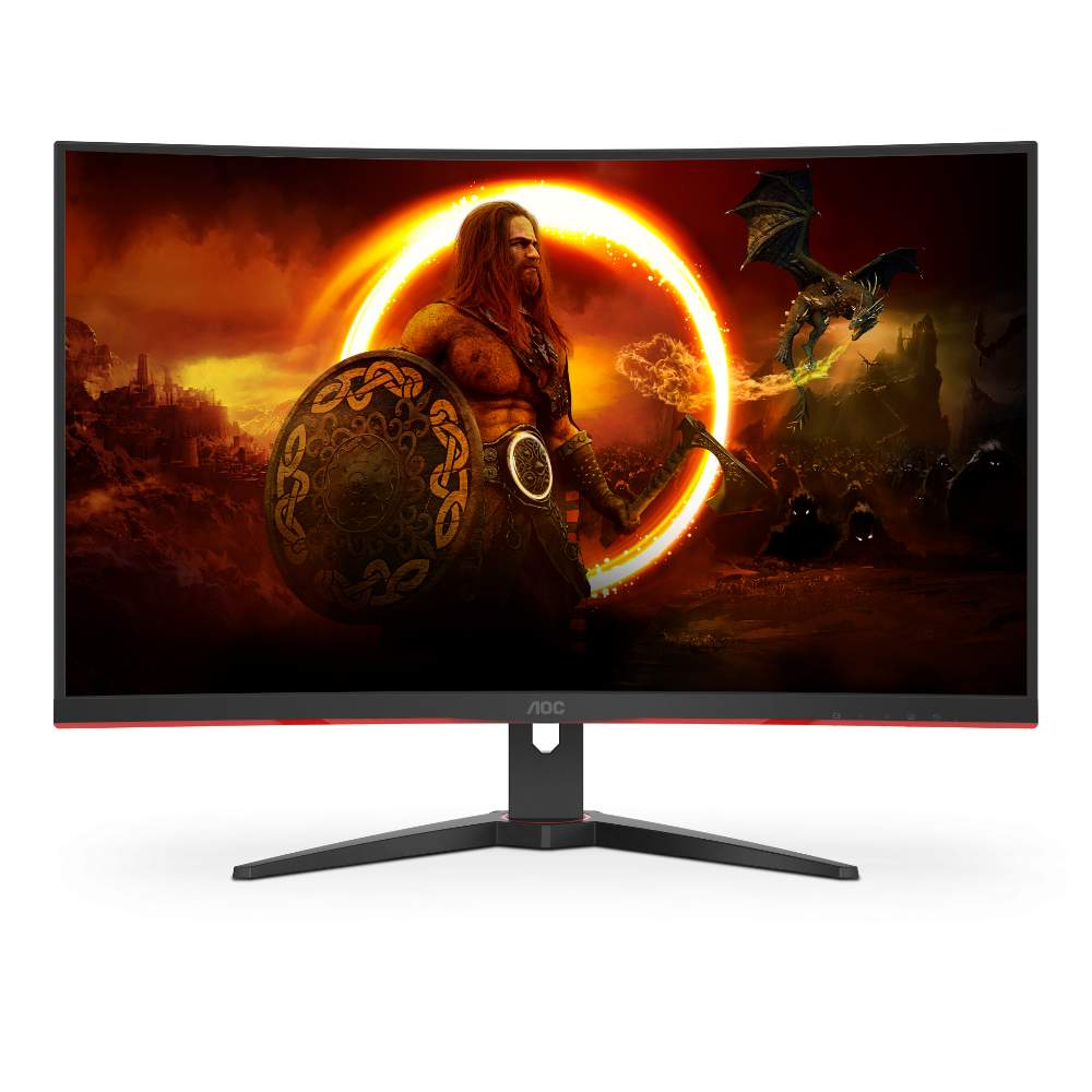 AOC C32G2ZE Curved VA Led Gaming Monitor 32'' (C32G2ZE/BK) (AOCC32G2ZE) - SCAX AOC C32G2ZE Curved VA Led Gaming Monitor 32'' (C32G2ZE/BK) (AOCC32G2ZE) - SCAX