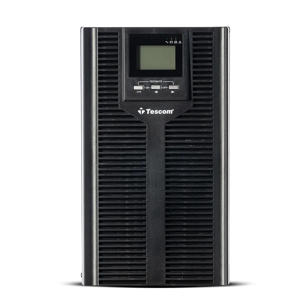 Tescom UPS PRIME TOWER 3kVA/3000W LCD with 6 x 12V 9Ah 12A (UPS.0941) (TSUPS0941) - SCAX Tescom UPS PRIME TOWER 3kVA/3000W LCD with 6 x 12V 9Ah 12A (UPS.0941) (TSUPS0941) - SCAX