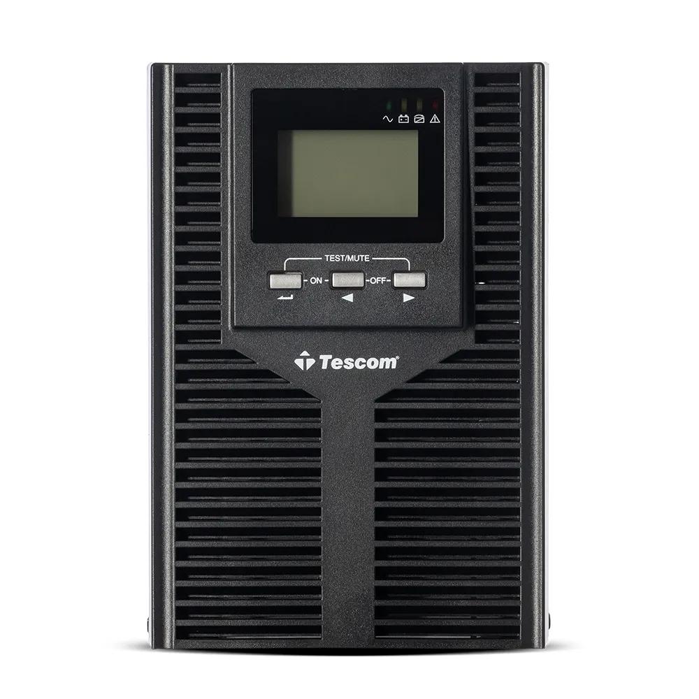 Tescom UPS PRIME TOWER 1kVA/1000W LCD with 2 x 12V 9Ah 12A (UPS.0939) (TSUPS0939) - SCAX Tescom UPS PRIME TOWER 1kVA/1000W LCD with 2 x 12V 9Ah 12A (UPS.0939) (TSUPS0939) - SCAX