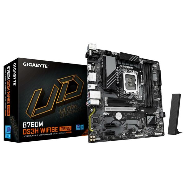 Gigabyte B760M DS3H GEN5 Motherboard Micro ATX με Intel 1700 Socket (B760M DS3H GEN5) (GIGB760MDS3HGEN5) - SCAX