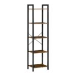 Homcom Βιβλιοθήκη Industrial Style Με 5 Ράφια 40x30x154cm (838-162) (HOM838-162) - SCAX