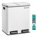 Songmics κάδος απορριμάτων κουζίνας 41 x 36 x 47 cm (LTB30WT) (SNGLTB30WT) - SCAX