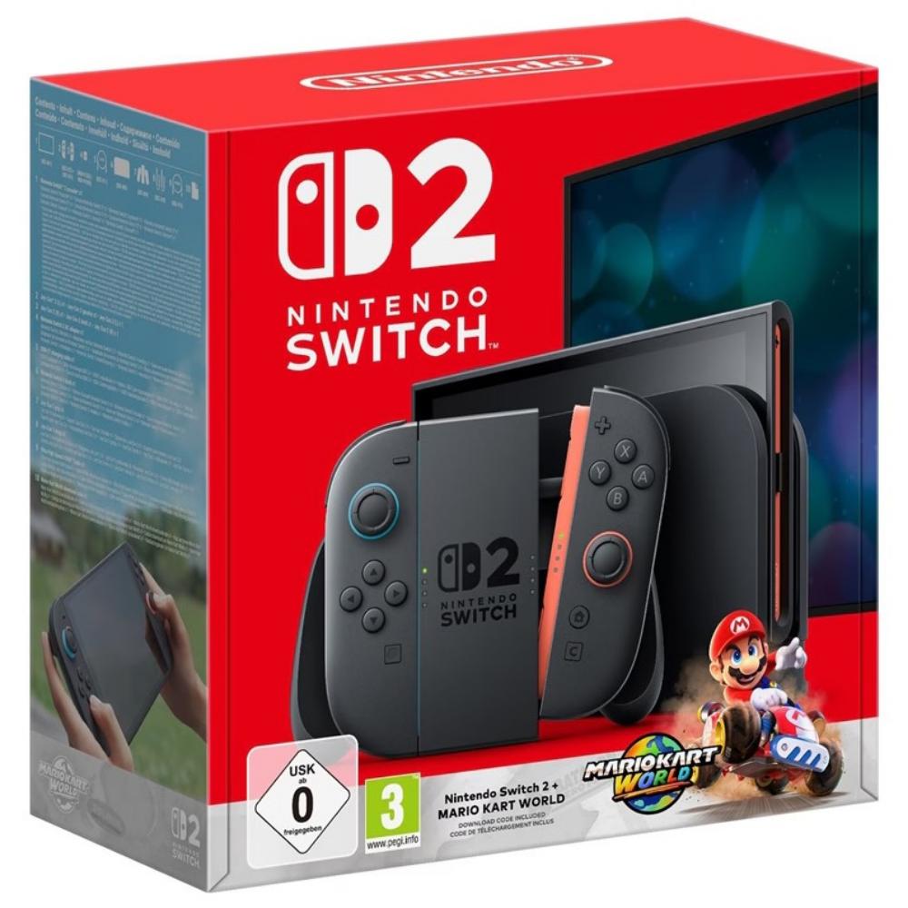 Nintendo Switch 2 Console Black + Mario Kart World (21529) (NIN21529) - SCAX Nintendo Switch 2 Console Black + Mario Kart World (21529) (NIN21529) - SCAX