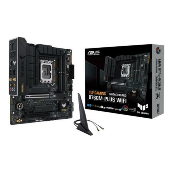 ASUS TUF GAMING B760M-PLUS WIFI II Intel B760 LGA 1700 micro ATX (90MB1HE0-M0EAY0) (ASU90MB1HE0-M0EAY0) - SCAX