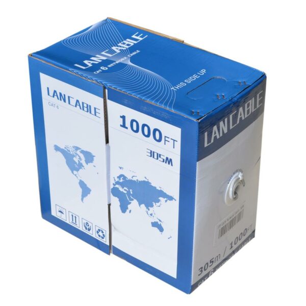 Καλώδιο Δικτύου Jasper Cat 6 UTP 23AWG CCA Kουλούρα Γκρί 305m - SCAX