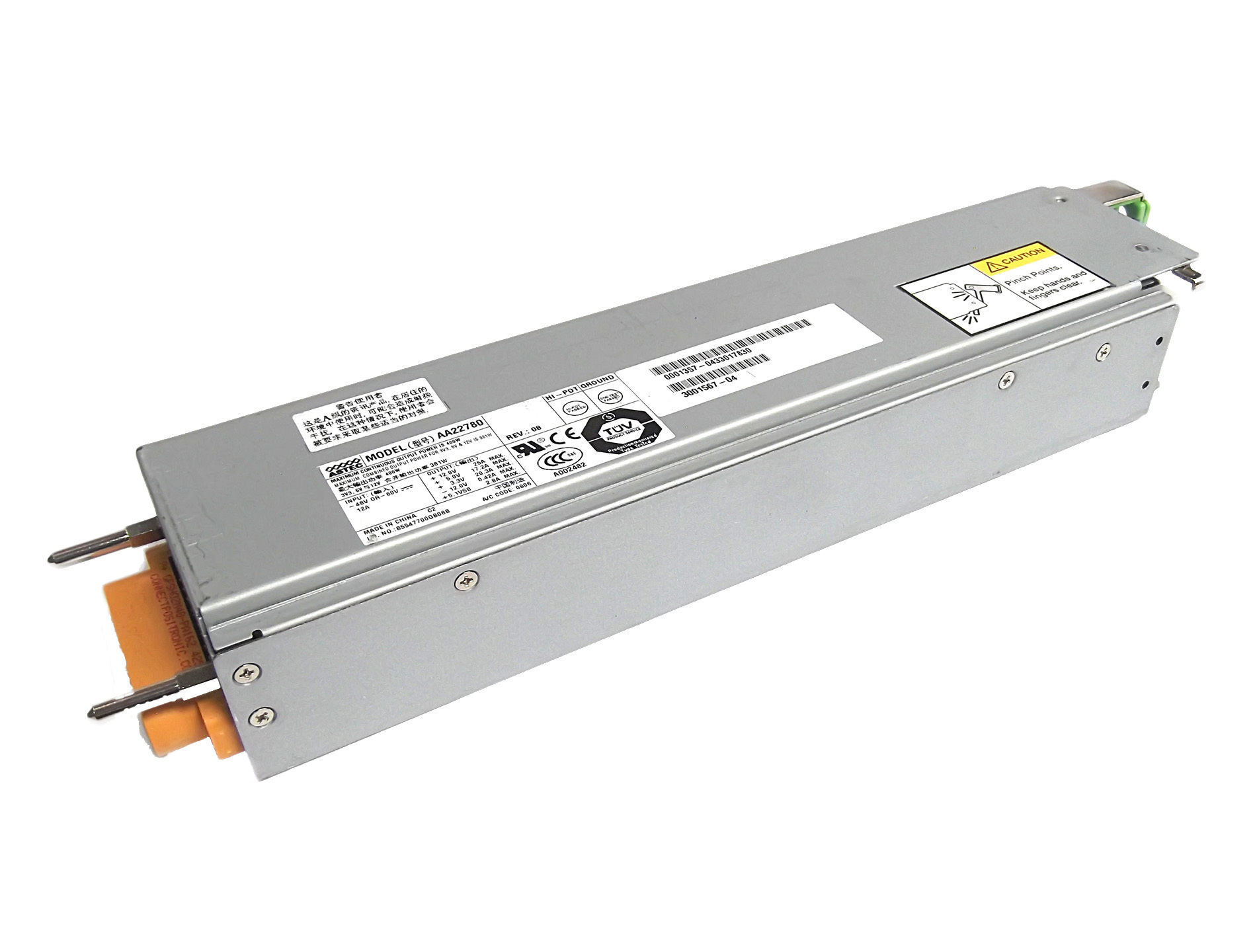 POWER SUPPLY SRV SUNFIRE V240/X7428A  AA22780 400W Refurbished