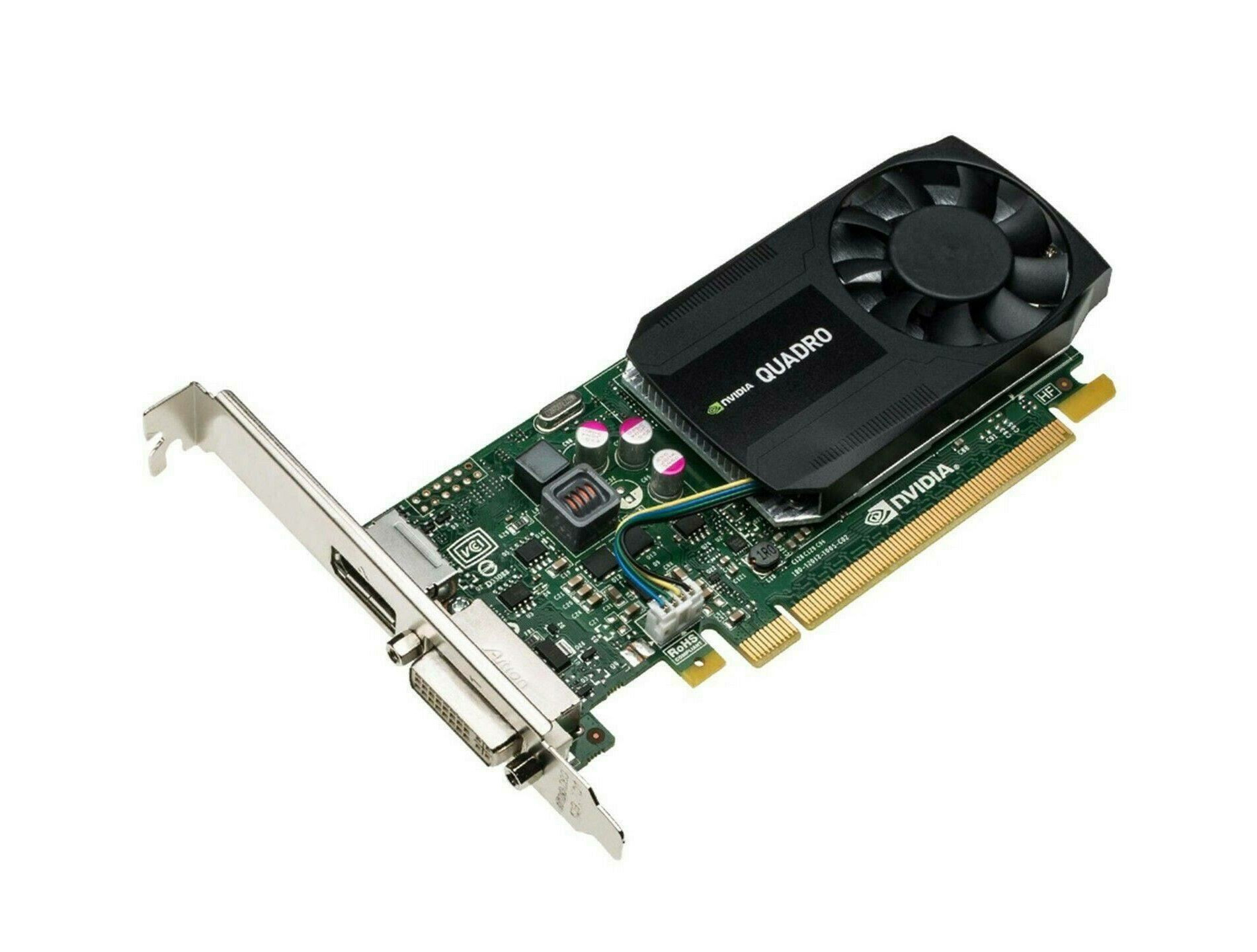 VGA 2GB GDDR3 NVIDIA QUADRO K620 DPORT/DVI PCI-E Refurbished