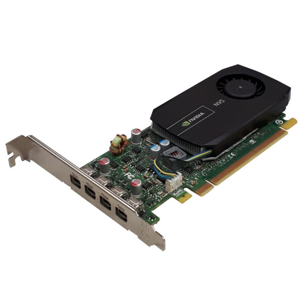 VGA 2GB NVIDIA NVS-510 MINI DISPLAY PORTx4 PCI-EX LP Refurbished