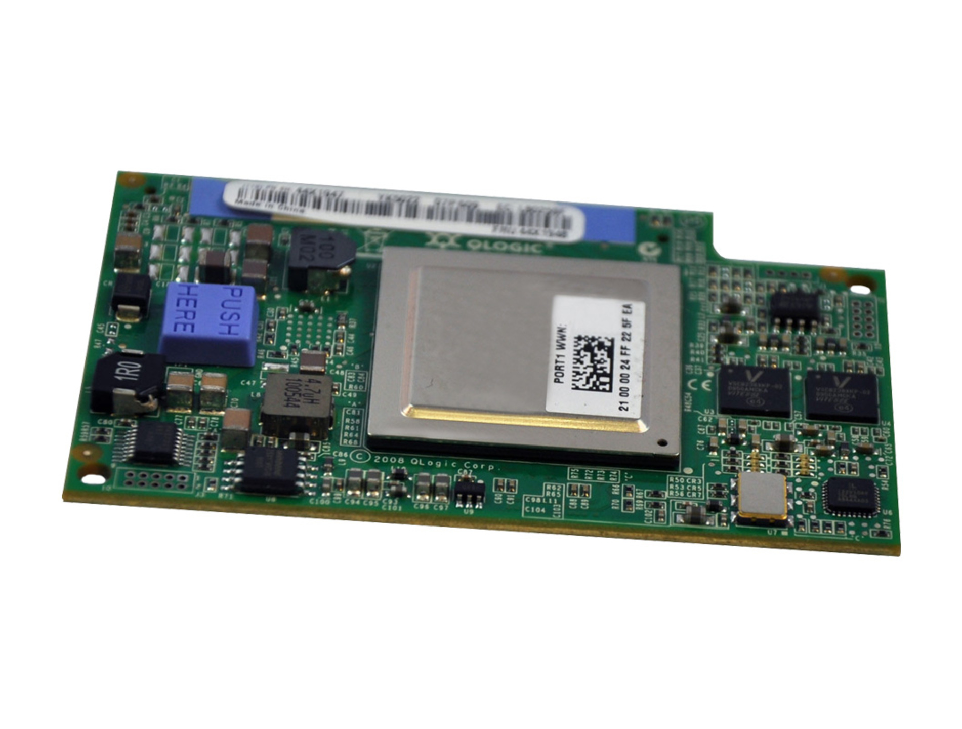 BLADE HBA FC 8GB IBM QMI2582 FIBER CHANNEL MEZZANINE CARD Refurbished BLADE HBA FC 8GB IBM QMI2582 FIBER CHANNEL MEZZANINE CARD Refurbished
