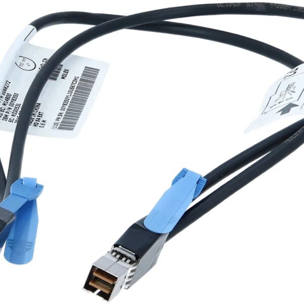 IBM 0.6M 12G SAS CABLE MINI SAS HD TO MINI SAS HD SFF-8644 Refurbished