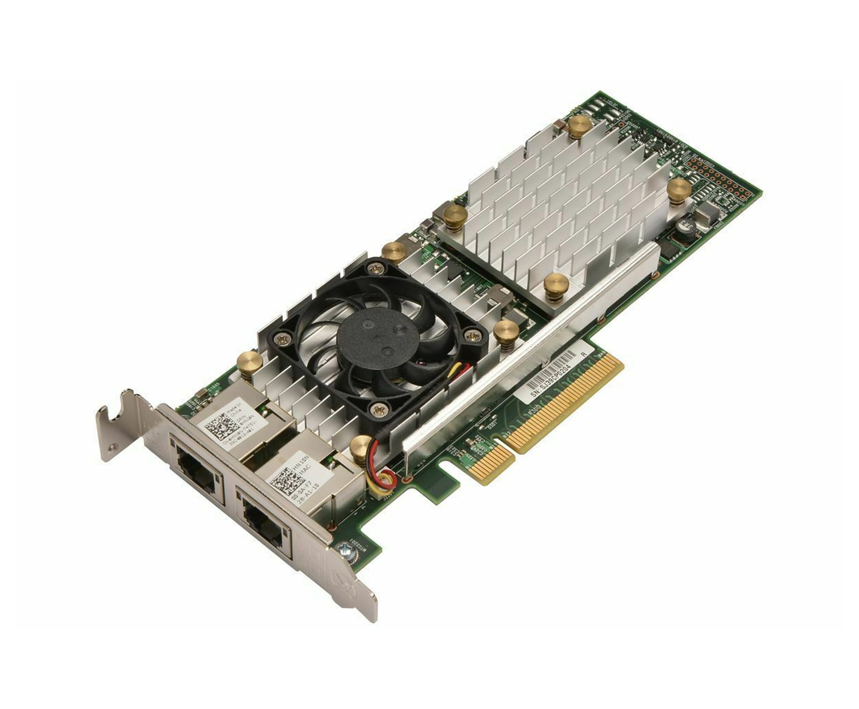 NIC SRV 10GB RJ45 DELL 57810S DUAL PORT PCI-E LOW PROFILE LP Refurbished