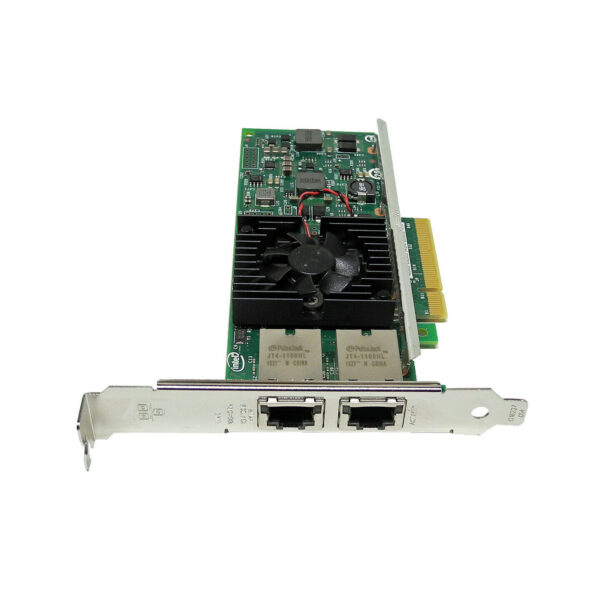 NIC ETH 10GBE RJ45 DUAL PORT INTEL X540-T2 PCI-E Refurbished