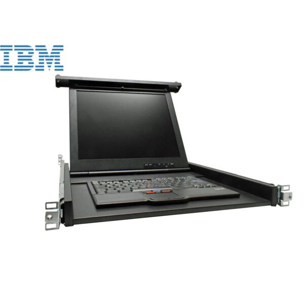 RACK MONITOR 17" TFT IBM 7316-1NX/TF3  1U GA WITH RAILS Refurbished