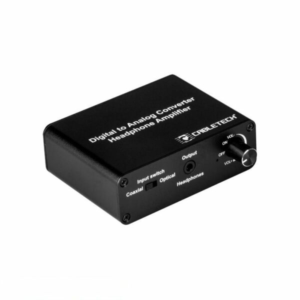 Μετατροπέας Toslink-Coaxial σε Analog με Jack 3.5mm & ρύθμιση έντασης - SCAX