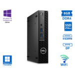 Dell Optiplex 3000 DM WiFi i5-12500T/8GB DDR4/256GB  SSD/No ODD/10P Grade A Refurbished PC - SCAX