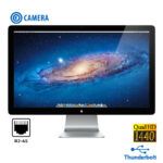 Used Monitor Thunderbolt Display A1407 IPS/Apple/27``QHD/2560x1440/Silver/Camera/Thunderbolt & LAN & - SCAX