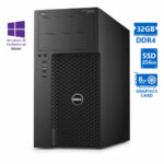 Dell Precision 3620 Tower Xeon-E3-1245v5 (4-Cores)/32GB DDR4/256GB SSD/Nvidia 8GB/No ODD/10P Grade A - SCAX