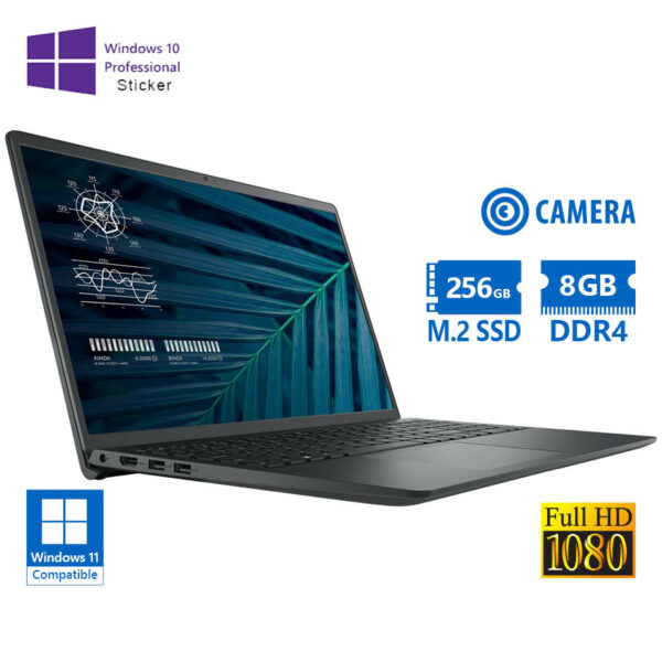 Dell (A-) Vostro 15 3510 i3-1115G4/15.6``FHD/8GB DDR4/256GB M.2 SSD/No ODD/Camera/10P Grade A- Refur - SCAX