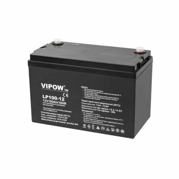 Μπαταρία μολύβδου GEL 12V 100Ah VIPOW - SCAX