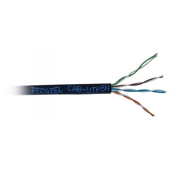 UTP CAT-5 305m Box Solid Waterproof External/Internal Tecatel - SCAX