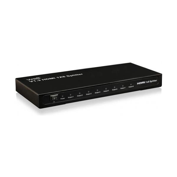 Hdmi Splitter 8 port V1.3 Full HD Well SPLT-HDMI1.3/8-WL - SCAX