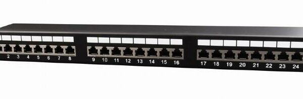 GEMBIRD Patch Panel  Cat.6 24 port shielded patch panel