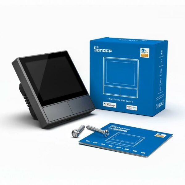 SONOFF ΠΑΝΕΛ ΕΛΕΓΧΟΥ ΣΕΝΑΡΙΩΝ NSPANEL ΜΕ ΟΘΟΝΗ ΑΦΗΣ ΚΑΙ 2 ΔΙΑΚΟΠΤΕΣ