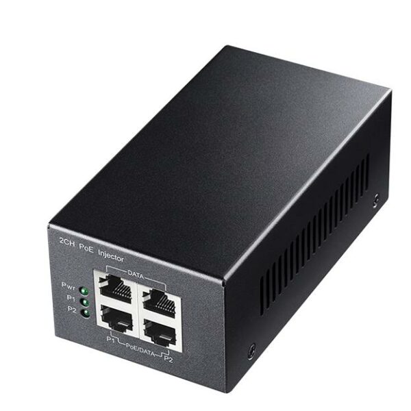 CUDY POE220 2-CHANNEL 30W GIGABIT POE+/POE INJECTOR - SCAX