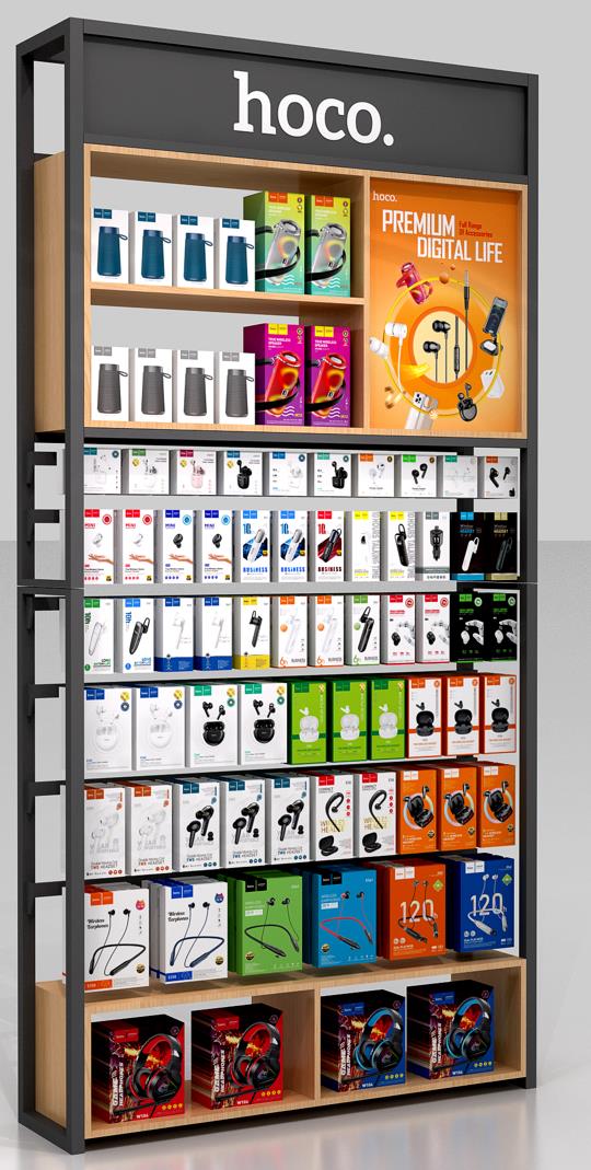 HOCO HOOK STAND A1 L1200*D300*H2400mm v3 (2 KIB) - SCAX