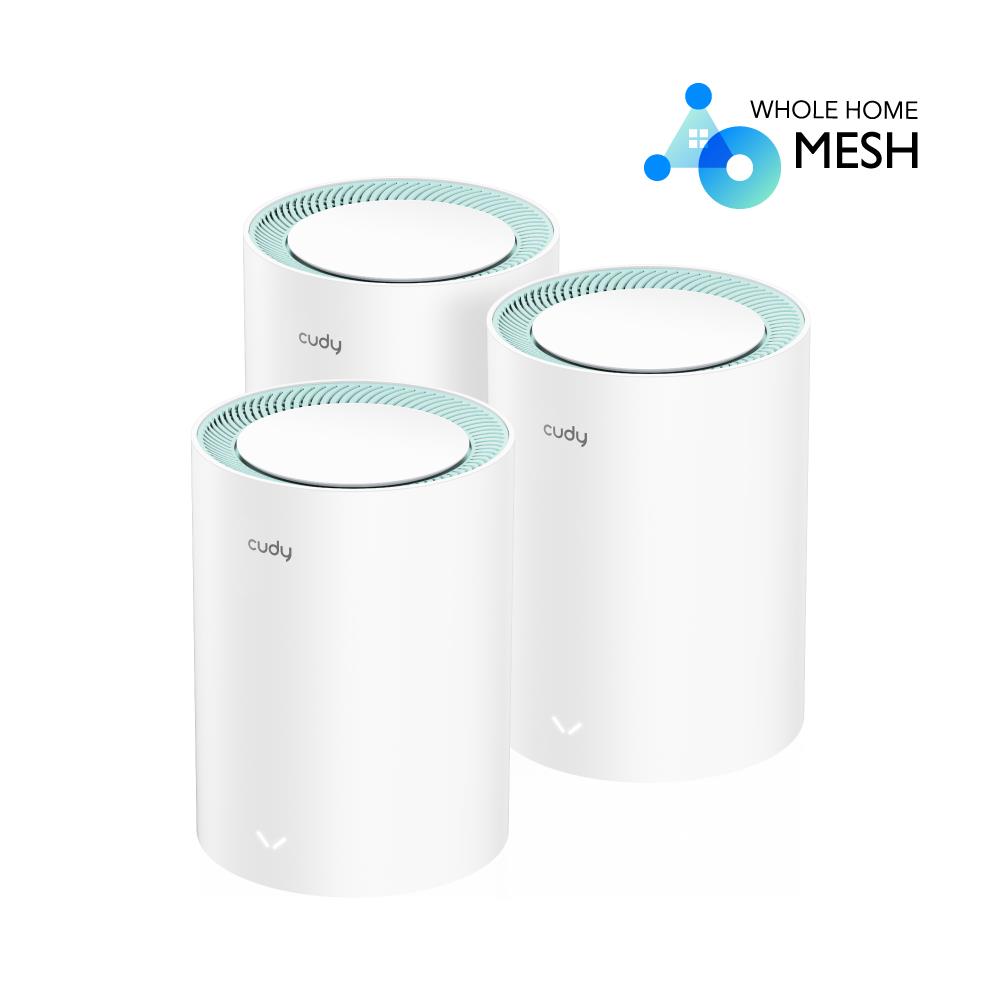 CUDY M1300 AC1200 DUAL BAND WIFI MESH SYSTEM