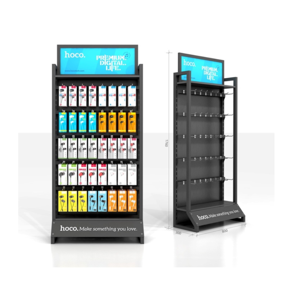 Stand Hoco HN12 Επιδαπέδιο Σιδερένιο Γκρι (80x30x176 cm) 52 Γάντζων - SCAX Stand Hoco HN12 Επιδαπέδιο Σιδερένιο Γκρι (80x30x176 cm) 52 Γάντζων - SCAX