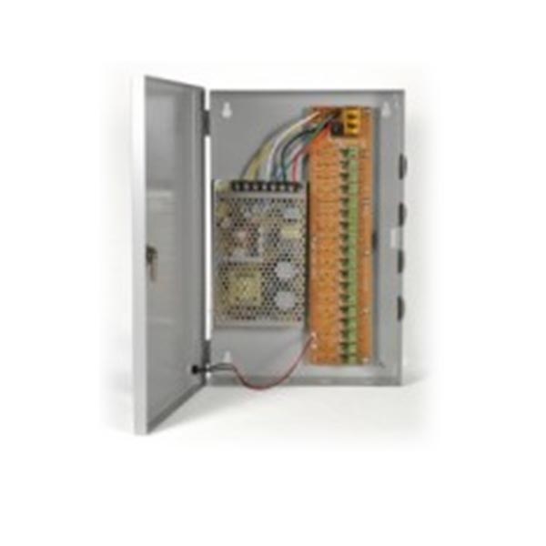 Τροφοδοτικό  CCTV Κάμερας 12V 20A 18 εξόδους - SCAX
