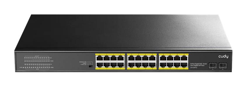 CUDY GS1028PS2 24-PORT GIGABIT POE+ SWITCH WITH 2 SFP PORT CUDY GS1028PS2 24-PORT GIGABIT POE+ SWITCH WITH 2 SFP PORT